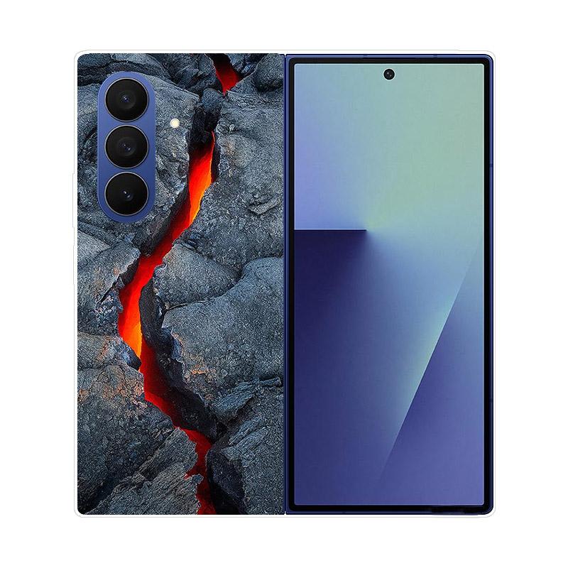 For Samsung Galaxy Z Fold 7 5G Phone Case Cover Transparent Back Protective Shell Coque For Samsung Z Fold7 Clear Hard PC Fundas