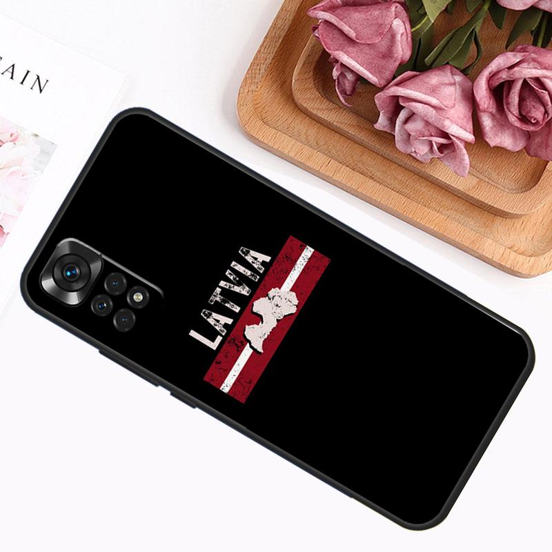 Latvia Flag Case For Xiaomi Redmi Note 14 Pro 13 12 11 9 10 9S 10S 11S 12S Redmi 14C 13C 10C 12C Cover