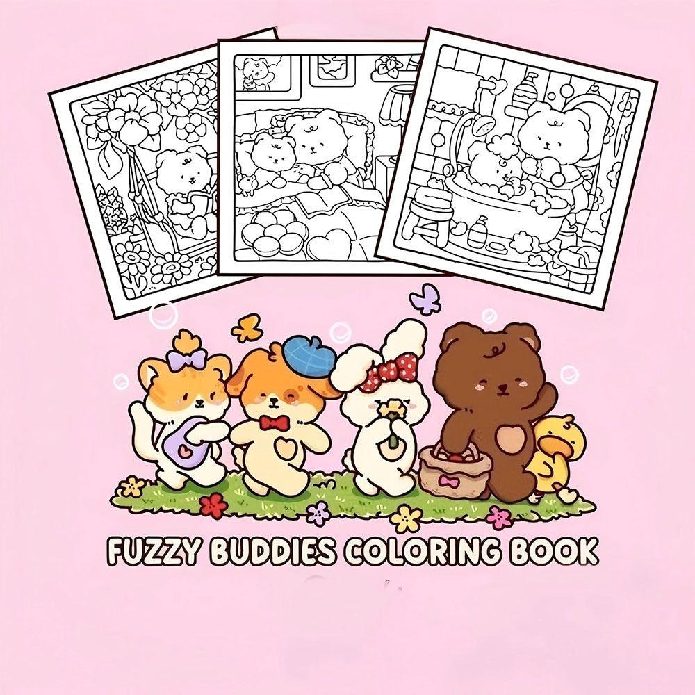 Cartoon Graffiti Painting Book Stress Relief Paperback Creative Doodles Book  for Adults And Teens