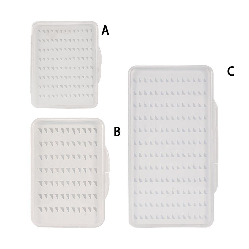 Box Storage Fishing Bait Fly Waterproof Lure Hook Gear Tackle Foam Tool Case Practical Portable Supply Outdoor