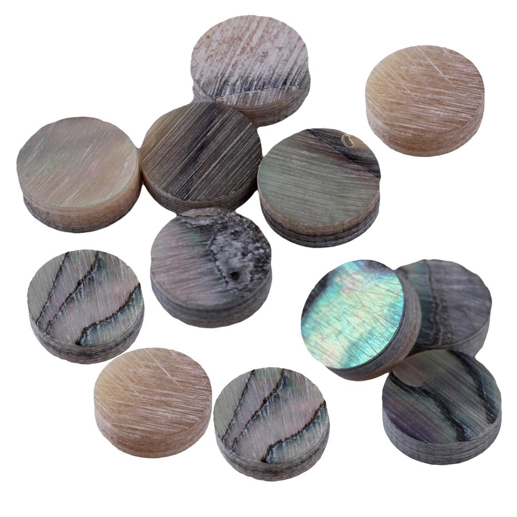 Buy 12 Pieces Fingerboard Dots with Inlay Material for Guitar Bass