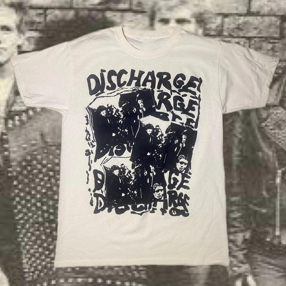 

NEW Discharge Band Realities of War 81 Heavy Cotton S-5XL White T Shirt CS794 Unisex T-Shirt Graphic Tee L