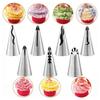 Cake Decorating Tools Set Stainless Steel Icing Piping Nozzle Tip Pastry Bag Cupcake Decoration Kitchen Baking Accessories