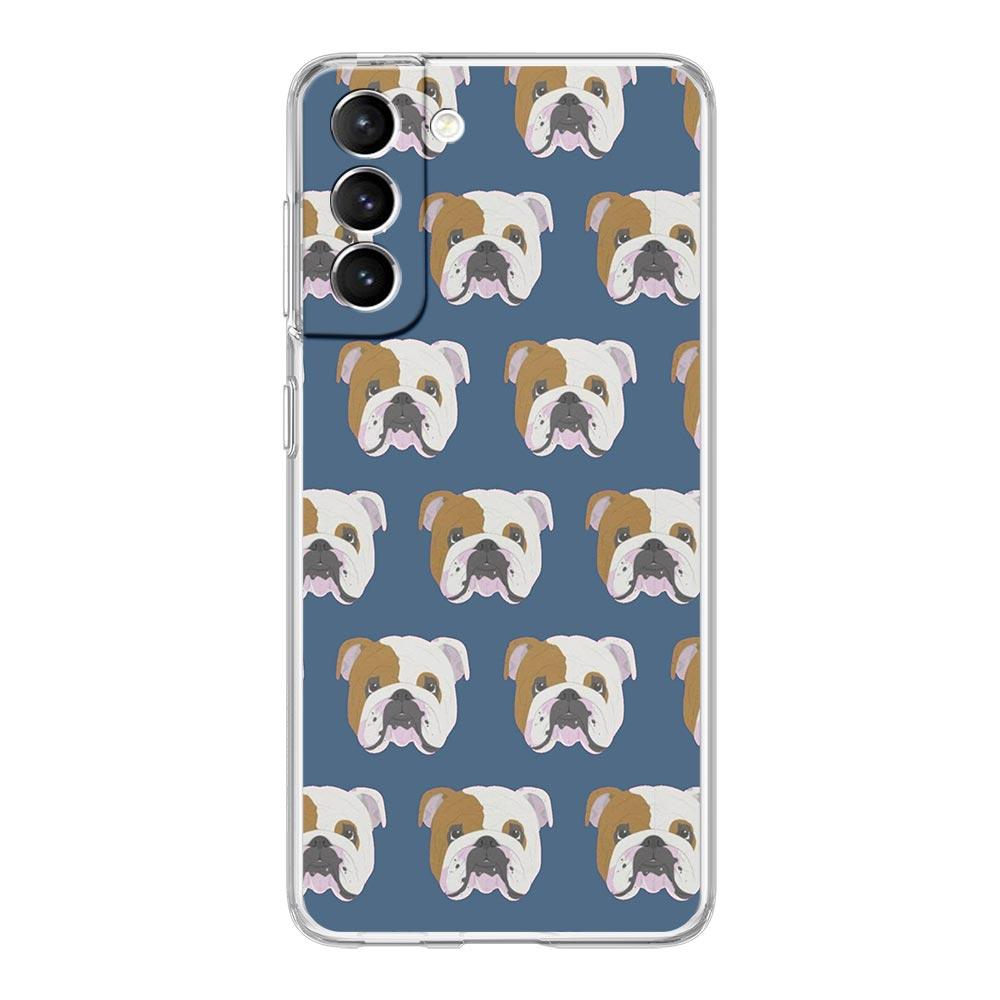 Phone Case For Samsung Galaxy S25 Edge S24 S23 FE S22 Ultra S20 S21 5G S10 Plus S10E Soft Clear Cover French Bulldog Dog Pet