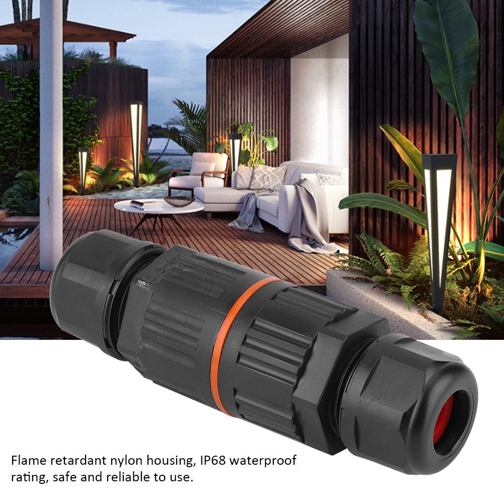 IP68 Waterproof Junction Box Outdoor Lamp Electrical Cable Connector