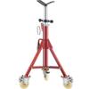 Pipe Stand, Pipe Jack Stand, V Head Pipe Stand Adjustable Height 28-52 Inch, Pipe Jack Stands with Casters 882 LB, Folding Portable Pipe Stands 1/8 To