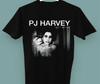 Camiseta Preta Pj Harvey Tamanho S M L 234XL Algodão Tamanho S-4XL BTN043 Camiseta Unissex