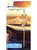 Crystal Rearview Mirror Air Freshener: Long-lasting Fragrance Pendant for Car Interior Decoration