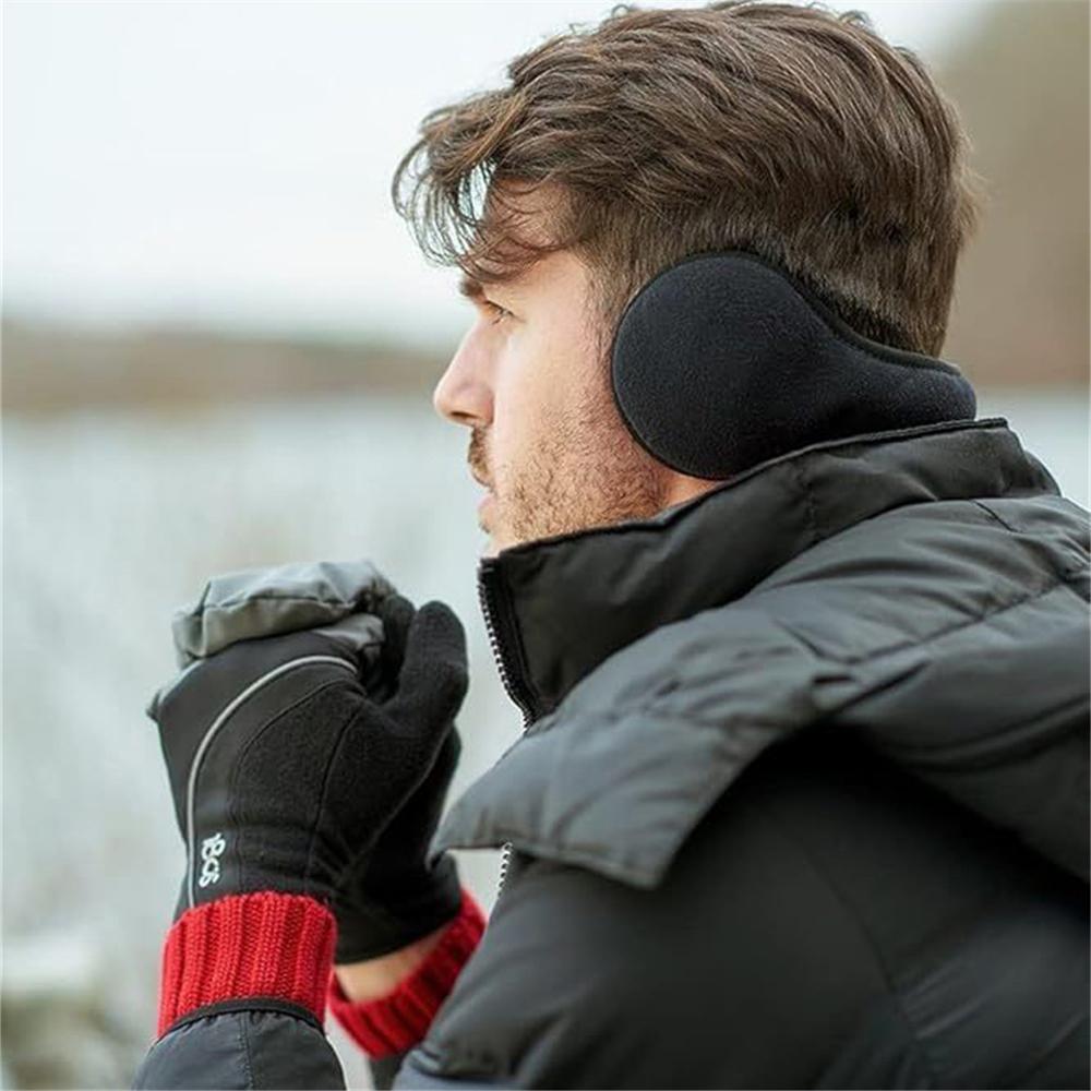 Thicken Retractable Headphones Fleece Warmer Earmuff Warm Plush Cloth Ear Muffs Cover Earwarmers Earlap Warmer Ear Protector