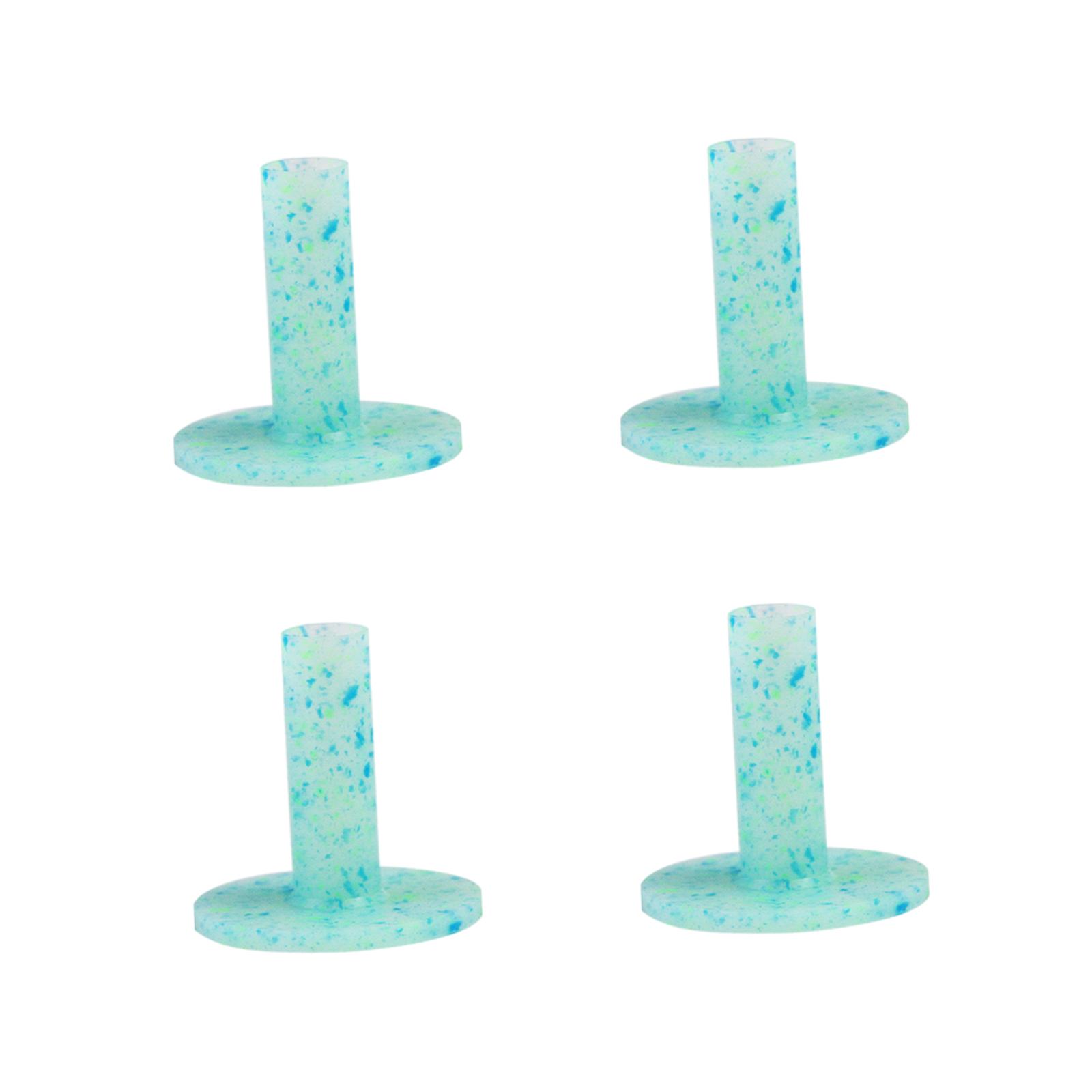4Pcs Golf Rubber Tee Holders Performance for Golf Practice Mat Rubber Tees