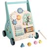 3-in-1 Wooden Baby Walker Stroller and Push Toy for First Steps - Ideal First Birthday Gift
