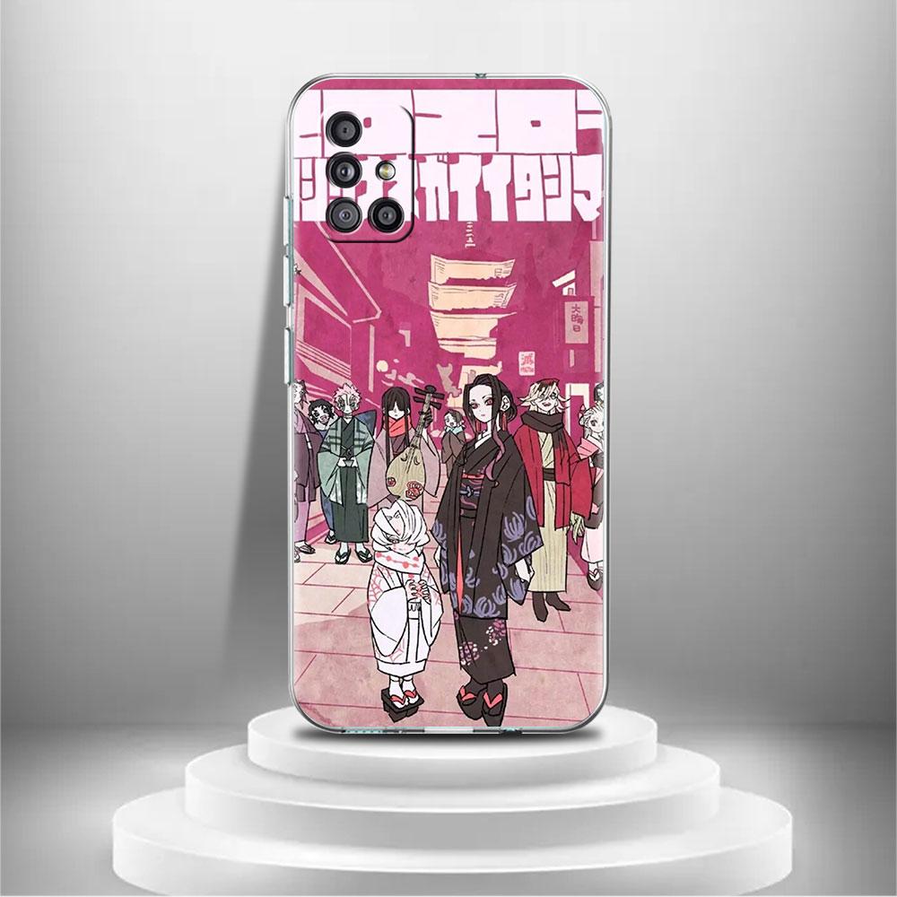 Carcasă Demon Slayer Zenitsu Kaigaku pentru Samsung Galaxy A52 A32 A12 A71 A21s A22 A51 A50 A23 A31 A50 A41 A72 telefon moale funda capac