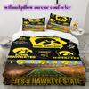 Rugby logoPattern Bedding Quilt Set Quilt Cover Pillowcase Home Decoration Birthday Gift (1 * duvet cover + 2 * pillowcase, without core)