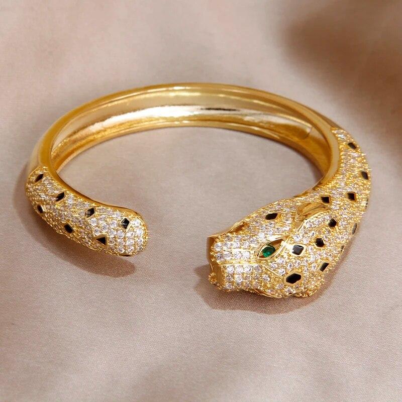 Classical Full Crystal Cubic Zircon Bangles&Bracelet Wide Wedding Bridal Bracelet Ins Fashion Brand Jewelry Open Bracelet