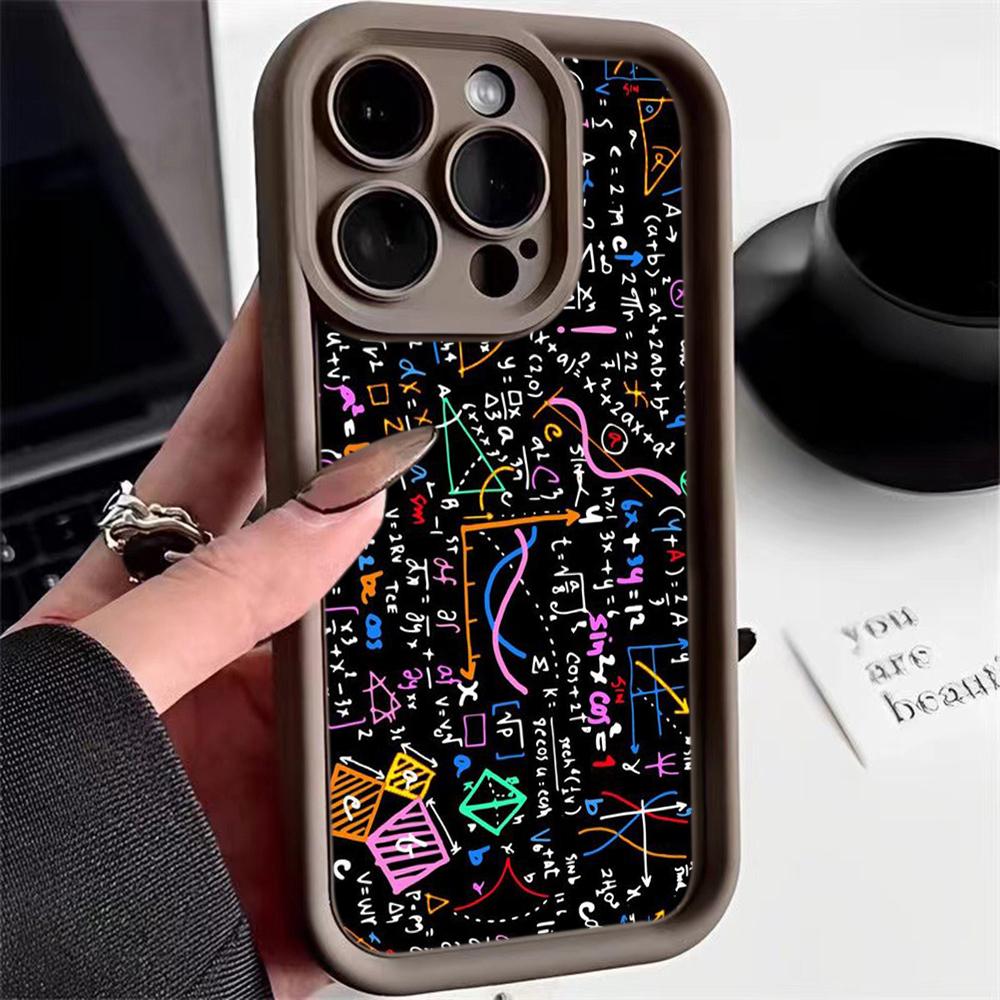 Angel Eye TPU Soft Phone Case for Samsung A05 A13 A23 A53 A14 A24 A34 A54 A15 A25 A35 A55 S20 S23 FE S24 Ultra Ae71 Creative Brain Mathematicians