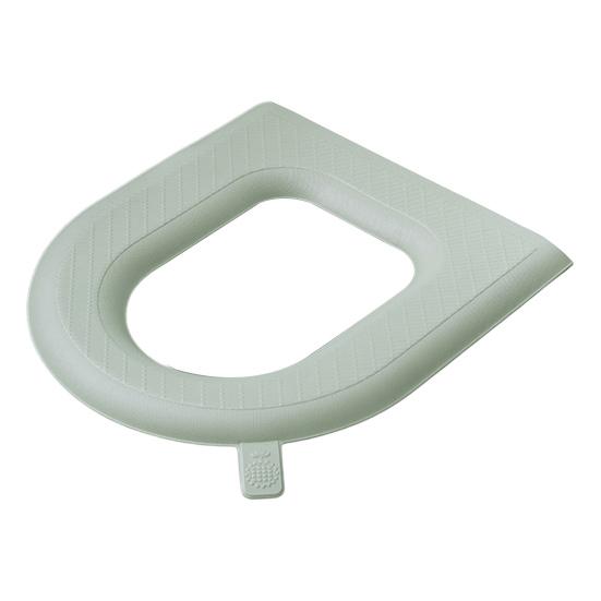 

Toilet Seat with Integrated Handle Easy to Clean EVA Waterproof Material Thickened Non-Slip Surface Quick Drying Toilet Seat Pad