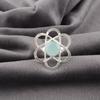 Aqua Chalcedony Handmade Gemstone Ring Jewelry, 925 Solid Sterling Silver Ring Unique Design Jewelry, For Women