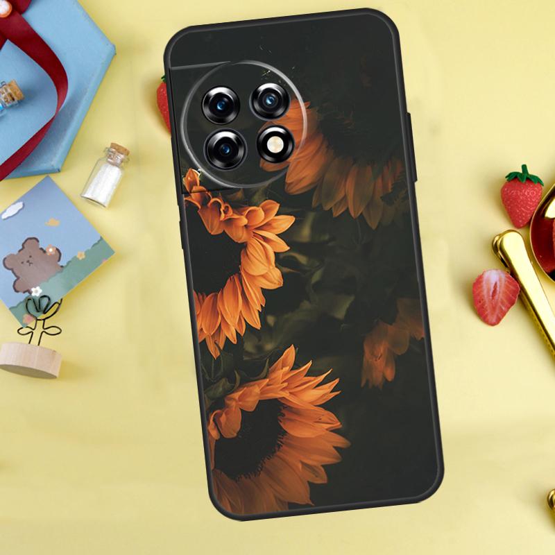 

Sunny Sunflower Case For OnePlus 15 13 13R 13T 12 12R 11 10 9 10R 10T 8T Nord 5 CE 4 2 3 Lite N20 N30 Cover OnePlus 10T