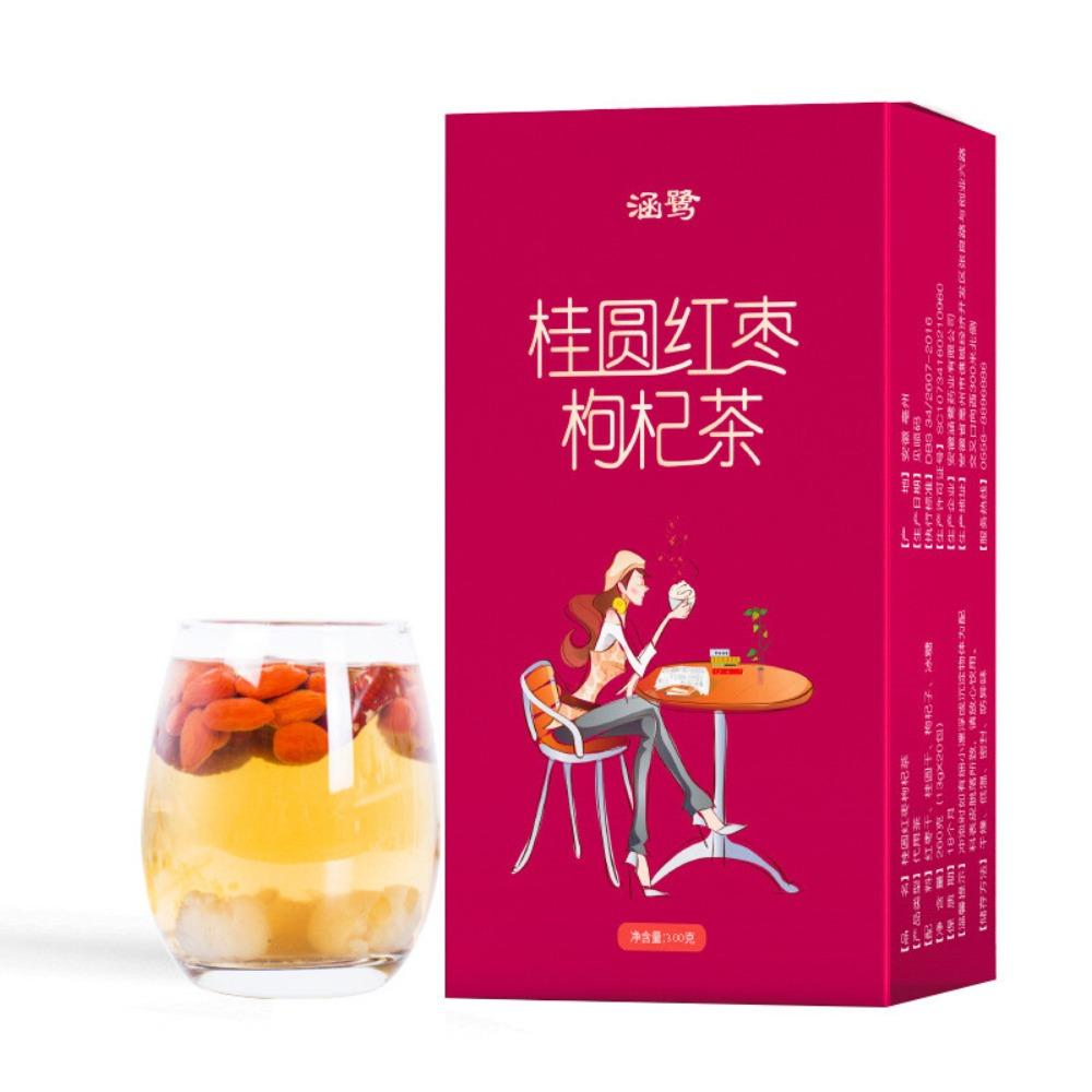 Organic Red Date Wolfberry Longan Herbal Tea Energy Detox 01