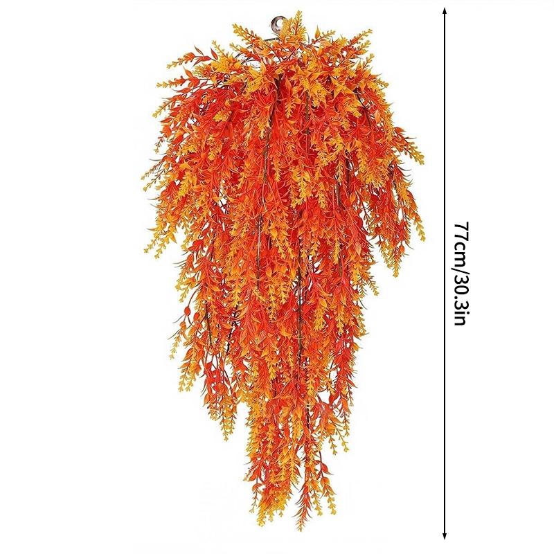 Artificial Lavender Vine Flower Artificial Rose Flower Wall Hanging Wedding Decoration Planting Vine Decoration for Home Garden