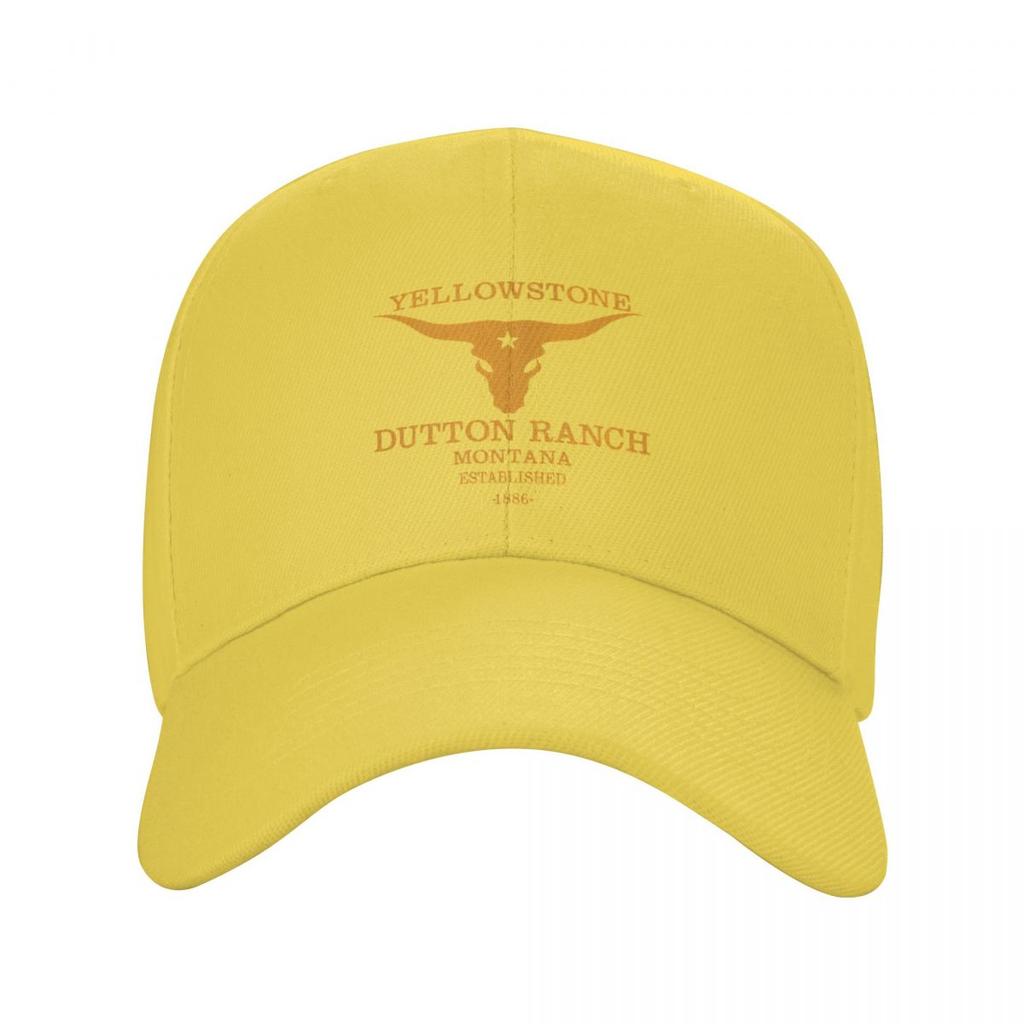 Gorra de Béisbol Personalizada con Calavera de Toro de la Ranchería Dutton de Yellowstone para Mujer Unisex Ajustable Gorra de Papá Gorras Snapback para Exteriores