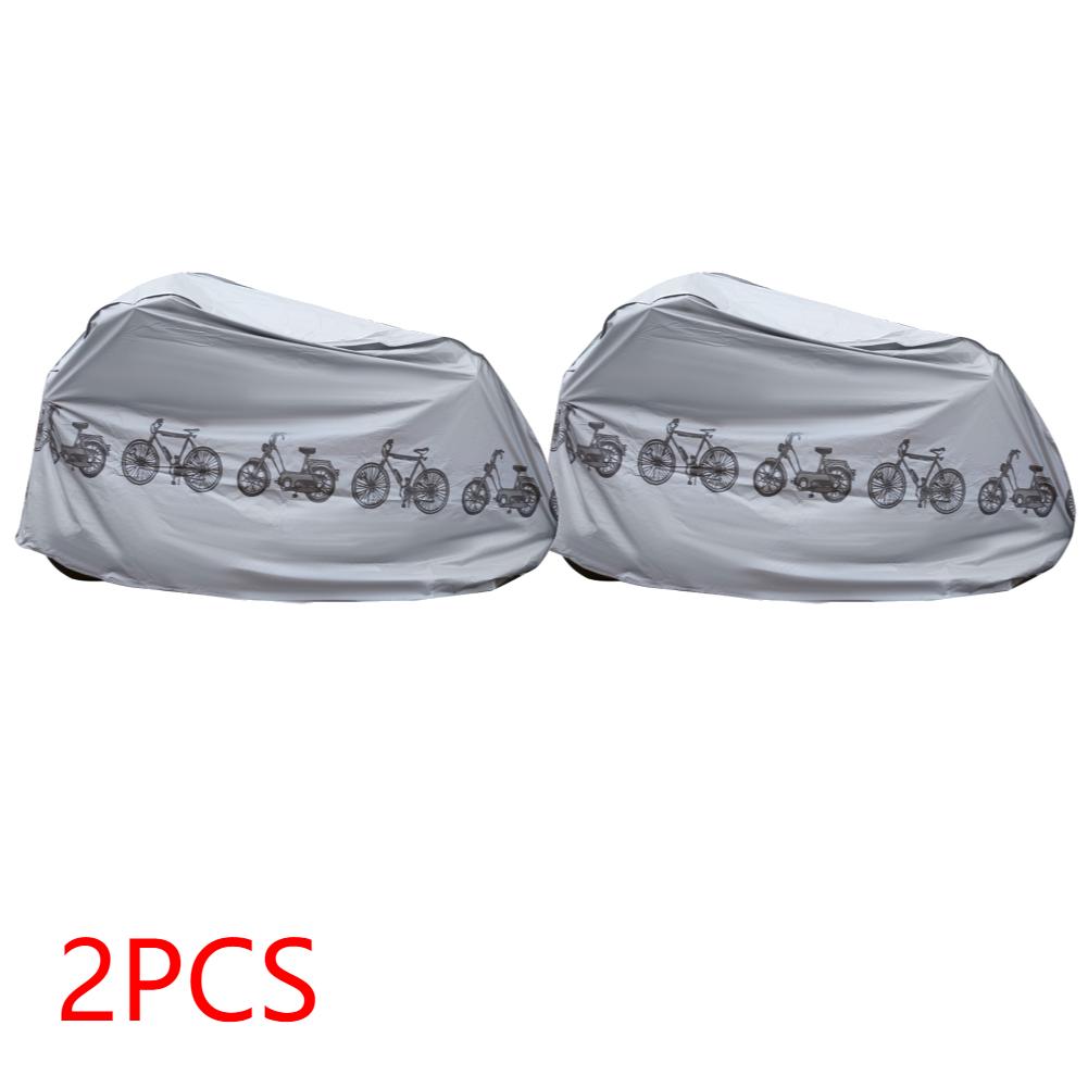 

2PCS Bicycle Rain Cover Motorcycle Cover PEVA Sunscreen Waterproof Cover Suitable for Most Models on the Market