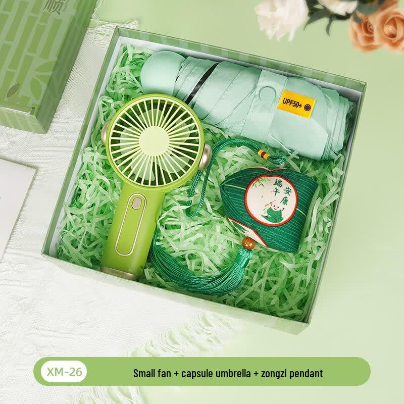 Dragon Boat Festival Handheld Mini Fan Gift Set