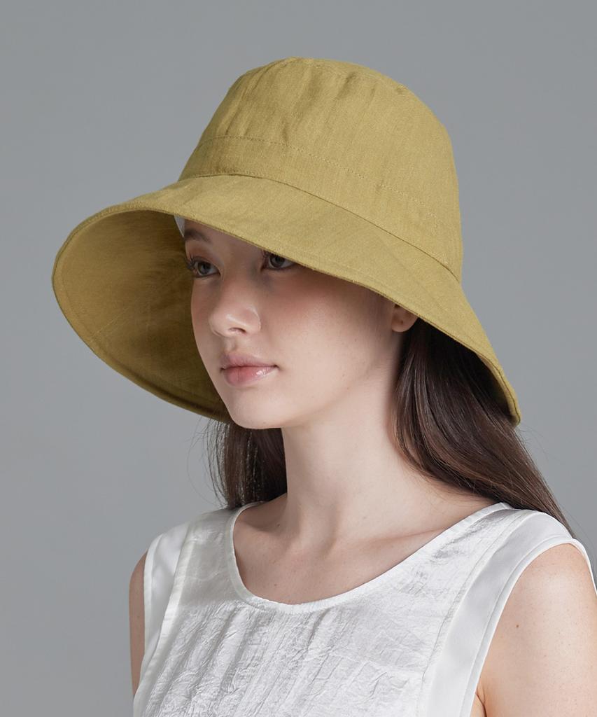 Hwaiteusaenjeu Linen Blended Bucket Hat Crawley (4 Colors)