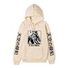 High-Rise Invasion Sniper Mask Hoodie Unisex Fleece Sweatshirt Japanese Vertical Text Black White Manga Anime Pullover
