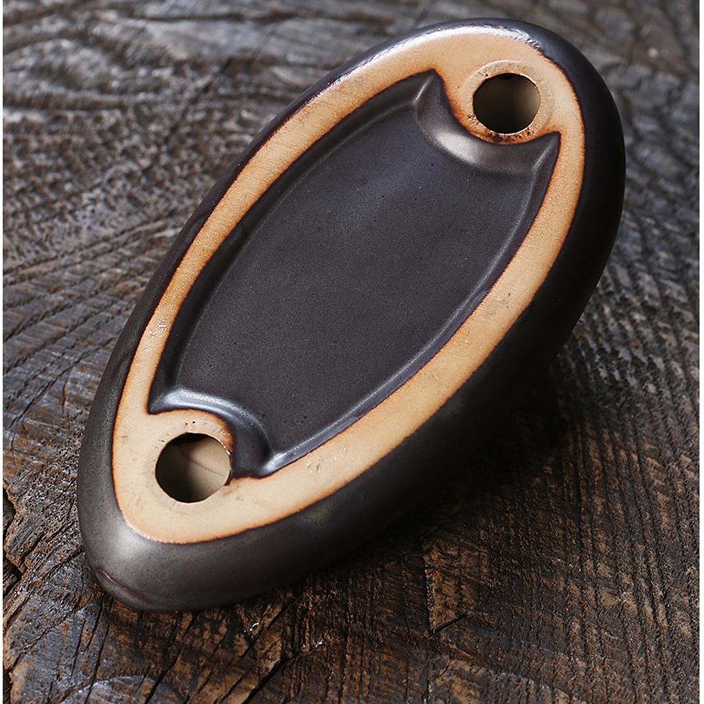 Ceramic Backflow Incense Burner Mountain Stream Design Smoke Waterfall Incense Holder for Home Office Meditation and Relaxation Use