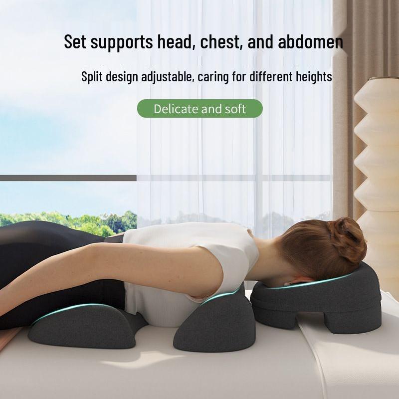 Memory Foam Face-Down Salon Pillow for Massage Beds