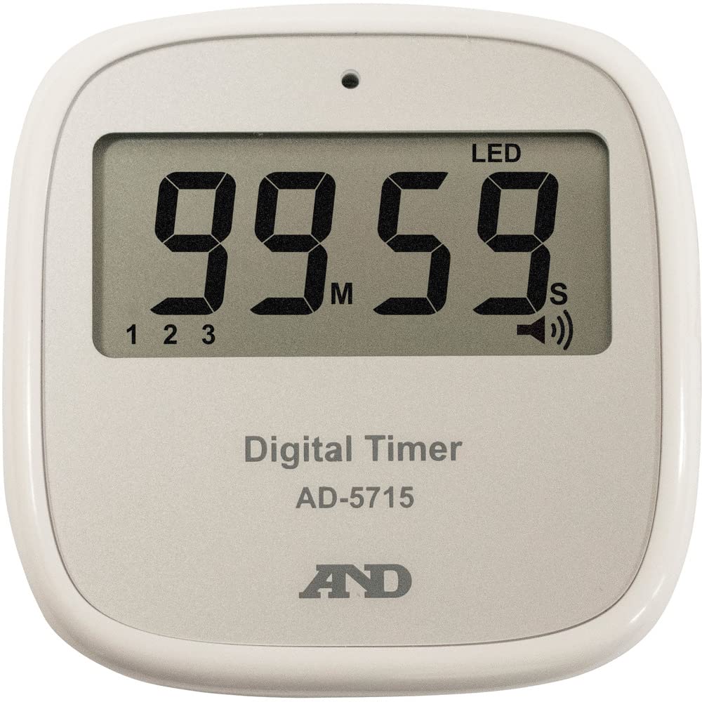 

A&D Non-Contact Timer/Smart Start Timer (100-Minute Digital Timer) AD-5715