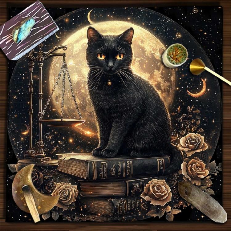 Obrus Tarota Wielofunkcyjny Obrus do Wróżb Mata do Czytania Tarota Mata Wspierająca Planszowe Gry Karciaki Oracles