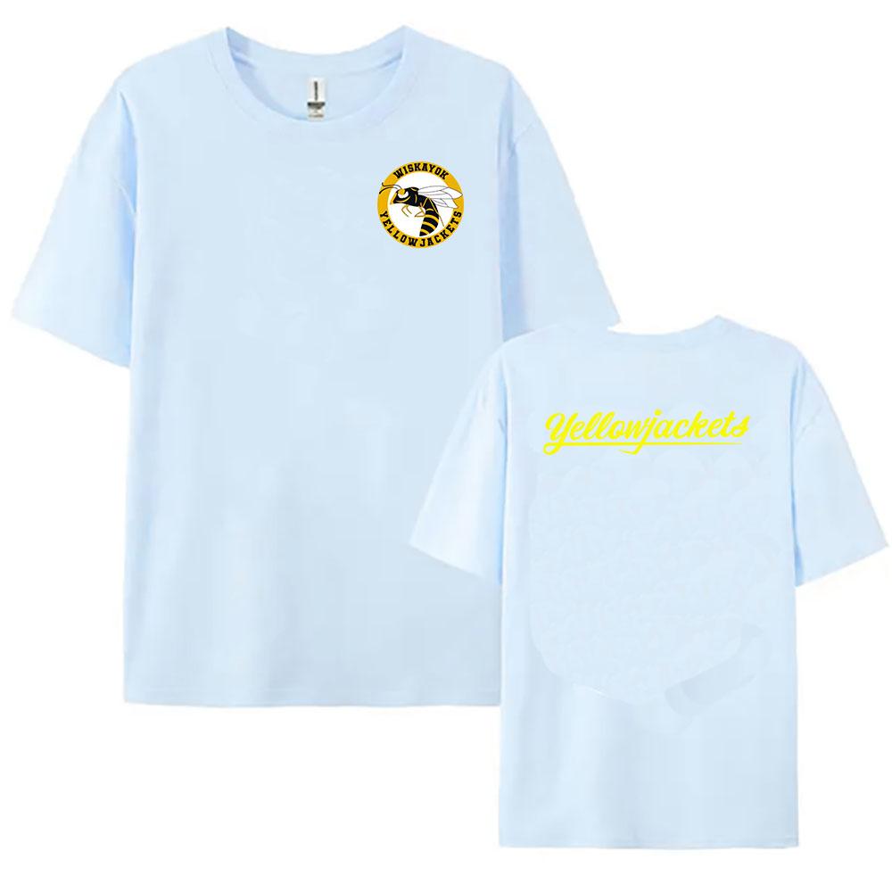 Serial telewizyjny Yellowjackets Sezon 3 Nadruk T-shirt Wysokiej jakości bawełna Dekolt okrągły T-shirty Odzież damska T-shirty graficzne Letnie topy