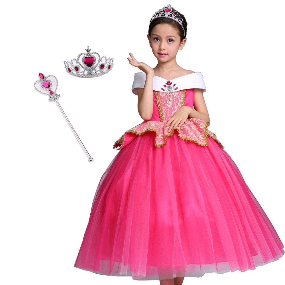 

Принцесса Детская Принцесса Детская 110см [MANAMANA] Детское Платье, Платье, Платье, Тиара, Палочка, Набор из 3 предметов, Костюм, Розовый, Для Девочек, 110, розовый