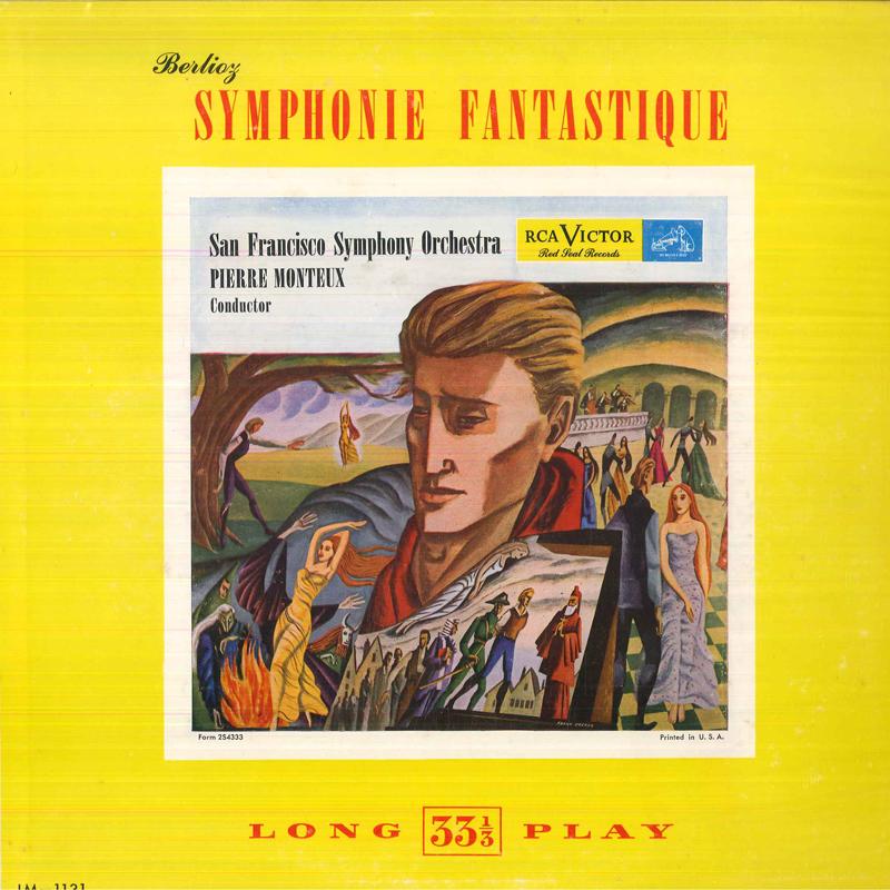 LP Record PIERRE MONTEUX, SAN FRANCISCO SYMPH - Berlioz Symphonie Fantastique Op14 LM1131 RCA VICTOR 1952 US Classical Used