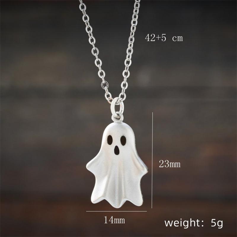 Cute Halloween Ghost Drop Earrings for Women Girls Fashion Little Ghost Hoop Earring Party Festival All Saints' Day Jewelry Gift