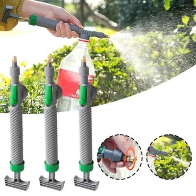 Handliche Hochdruck-Luftpumpe Schnellkupplung Flaschensprühdüse Manuelles Sprühgerät Gartenbewässerung