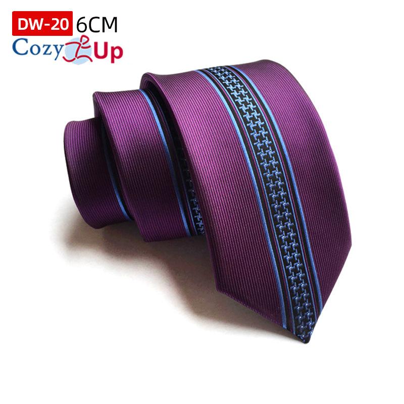 

2,36-дюймовый модный полосатый мужской галстук с узором пейсли на свадьбу