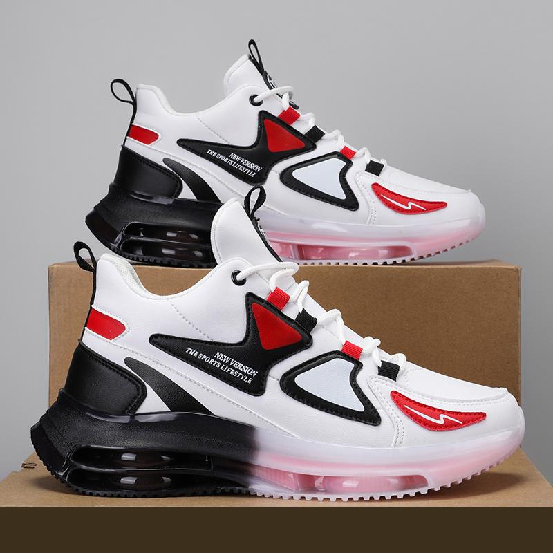 Vysoké boty na prkně Mužský trend Studentská obuv pro volný čas Móda Sportovní obuv Móda pro volný čas Boty se vzduchovým polštářem Sportovní obuv 39-44