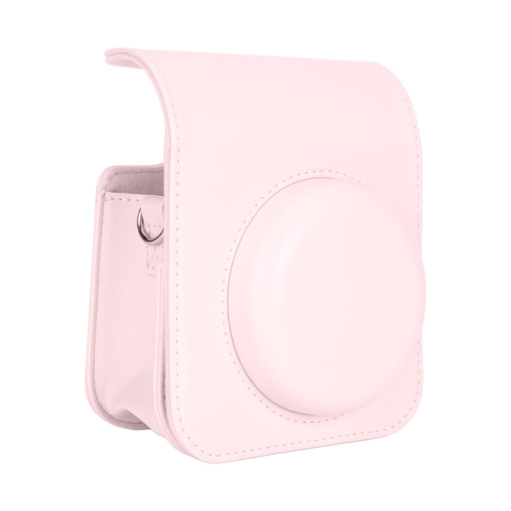 Camera Case PU Leather Protective Camera Cover Bag with Adjustable Shoulder Strap for Fuji Instax Mini 12