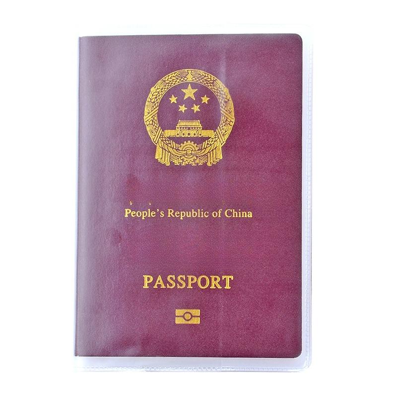 Passport Case Frosted Transparent Multi-functional Passport Case Card Case ID Card Case Travel Document Case