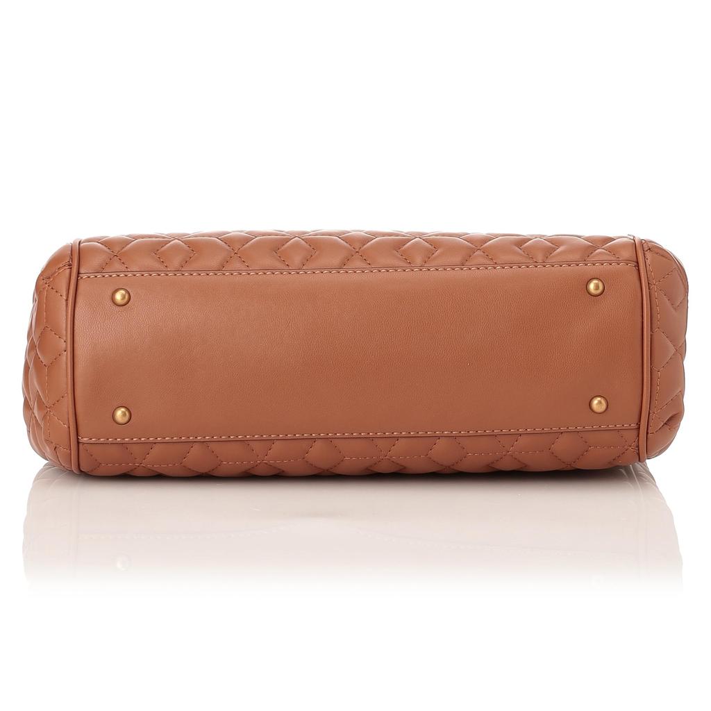 Handbag QB867723 ELENIA COGNAC [GUESS] Women's [Used]