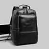 Schoolbag American Retro Backpack Women's 1011 Spring New Large-capacity Travel Backpack Men's Soft Leather Texture Student Schoolbag
