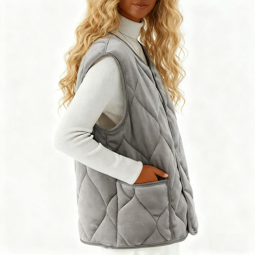 Damenmode Leichte Jacke Stehkragen Mehrfarbig Reißverschluss Knopf Mantel