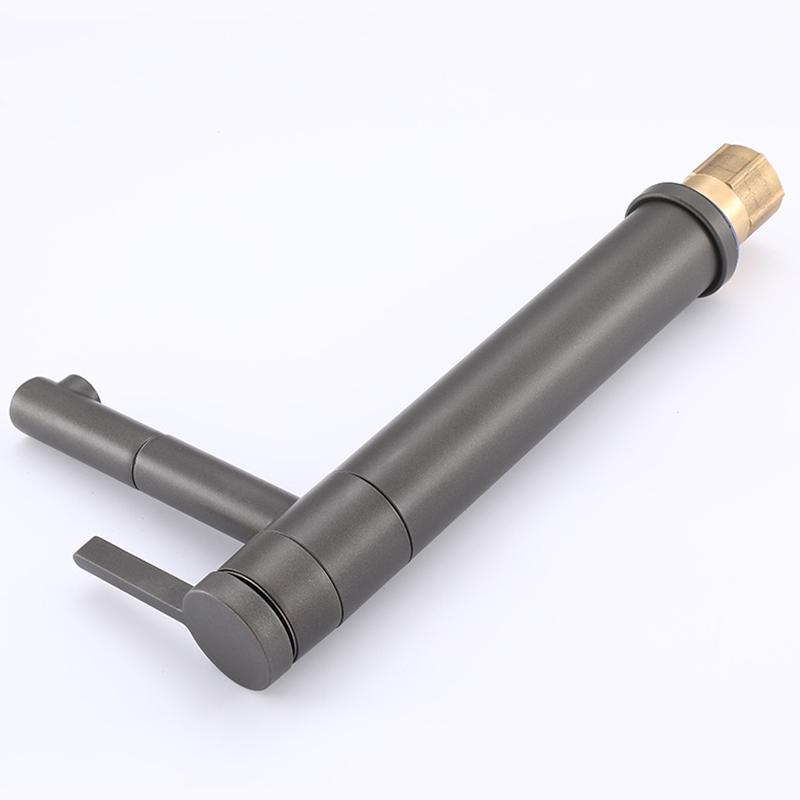 1PC Black Bathroom Basin Faucet 304 Stainless Steel  Hot Cold Mixer Tap Deck Mount Single Handle Wash Faucets