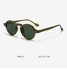 Retro Korean Style Small Frame Polarized Sunglasses with CP Insert - Unisex Anti-UV 8612 Design