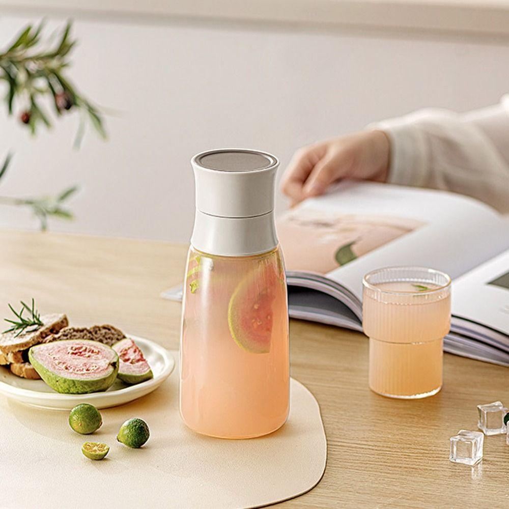 Practical Food Grade Cold Water Bottle Empty Bottle Sealed Glass Wine Bottle Large Capacity Tea Brewing Pot for Home