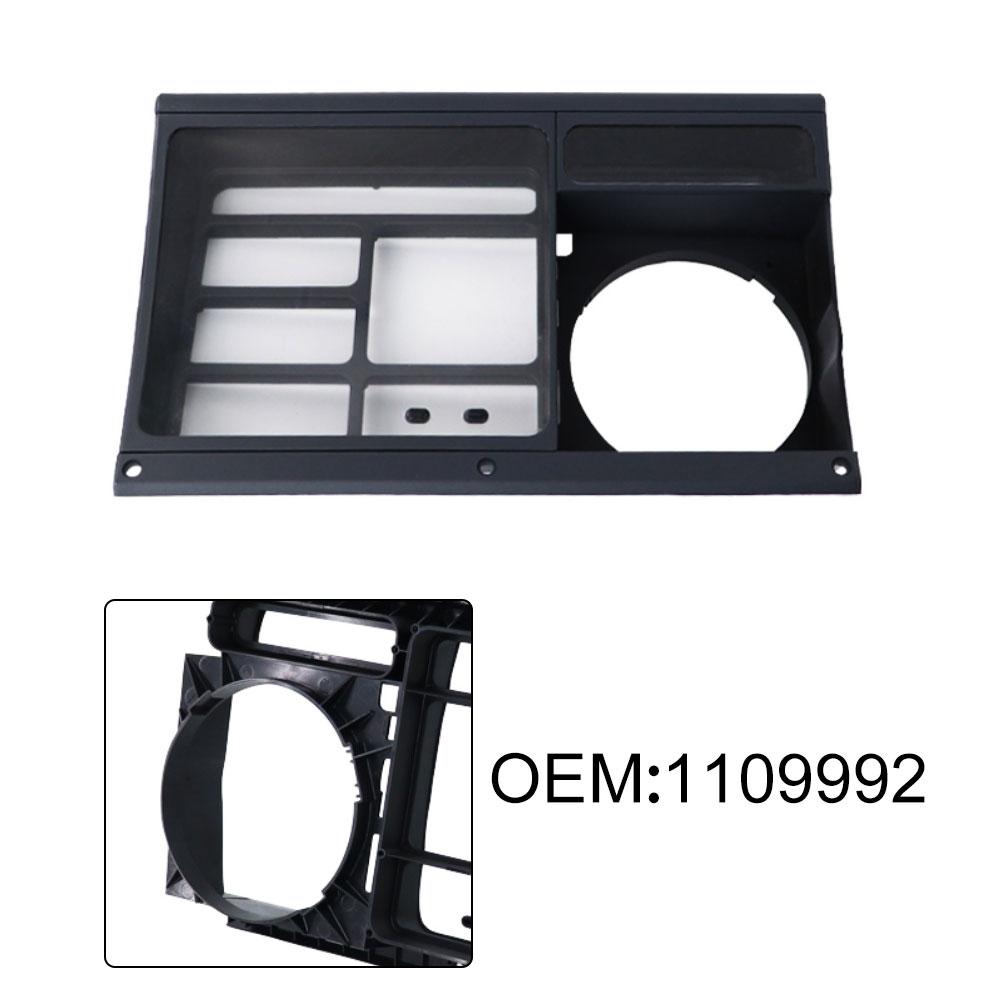 Gauge Housing Black Instrument Housing Quick Install Wear Resistant Non-deformation Single Piece Installation Without Damage