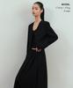 Musinsa Standard Woman Women'S Low-Waist Half-Pleated Maxi Skirt [Black]